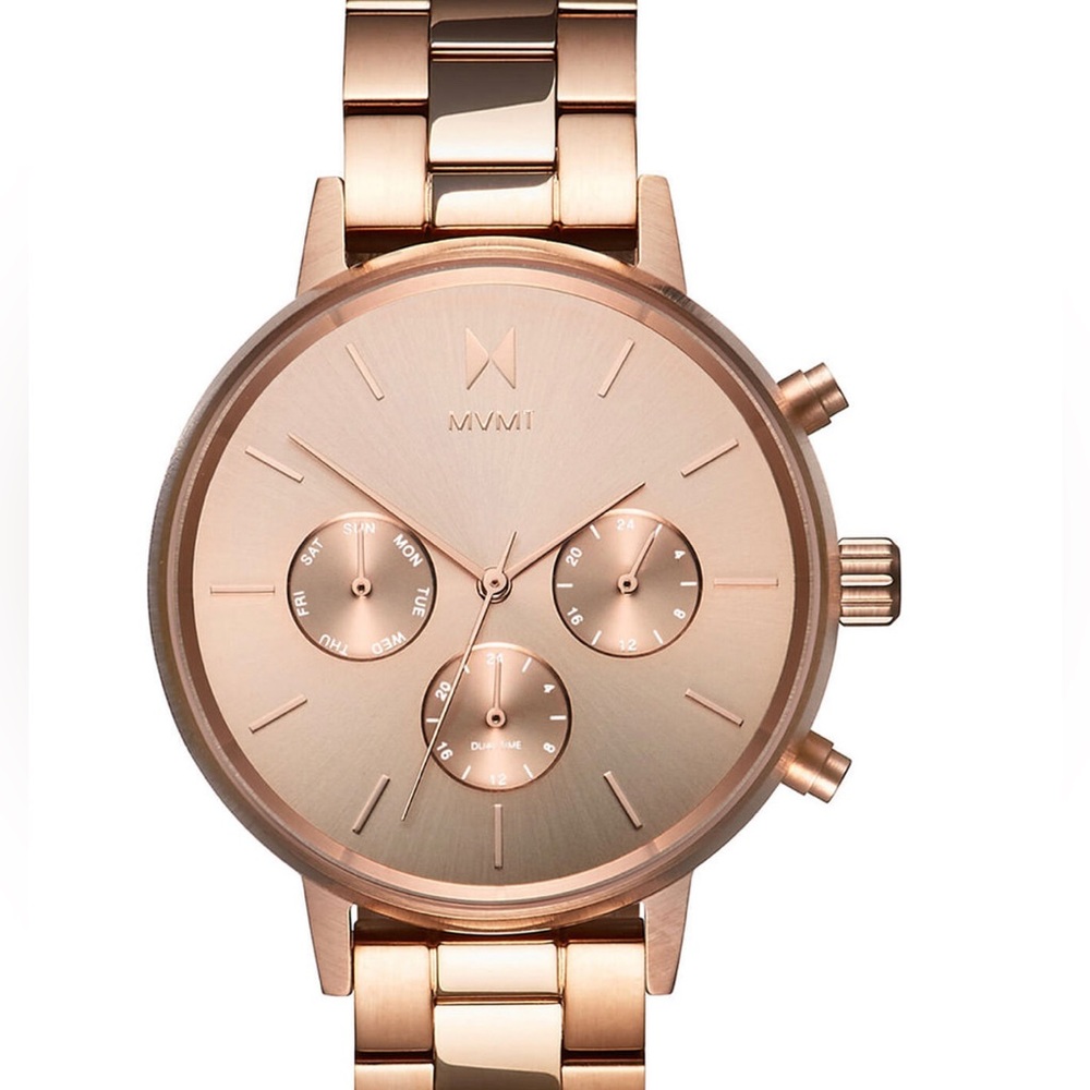 MVMT Women's Watch in Rose Gold with Subdials